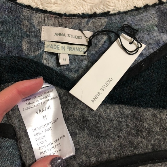 ANTHROPOLOGIE-ANNA Studio-Floral Side Zip Moto Jacket NWT - Picture 7 of 8